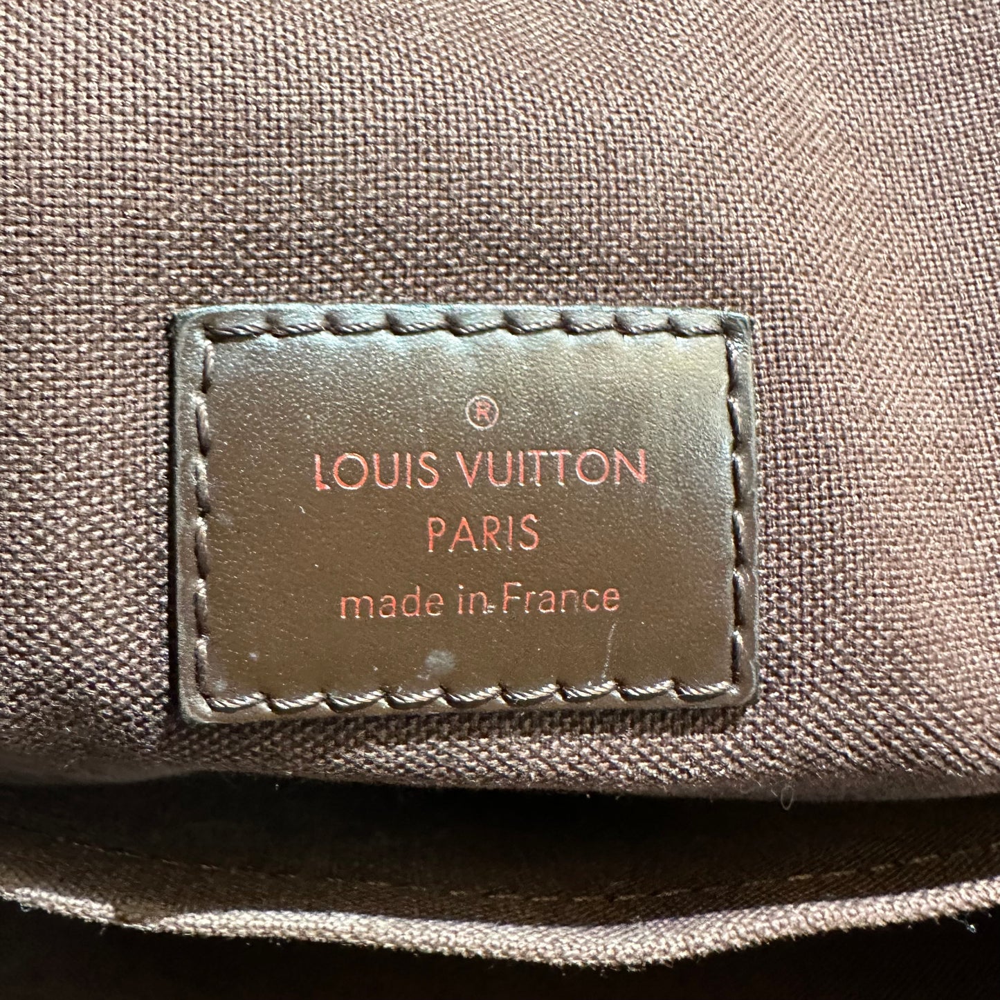 【#240】Pre-owned Louis Vuitton Brooklyn MM Bag Damier Ebene Canvas