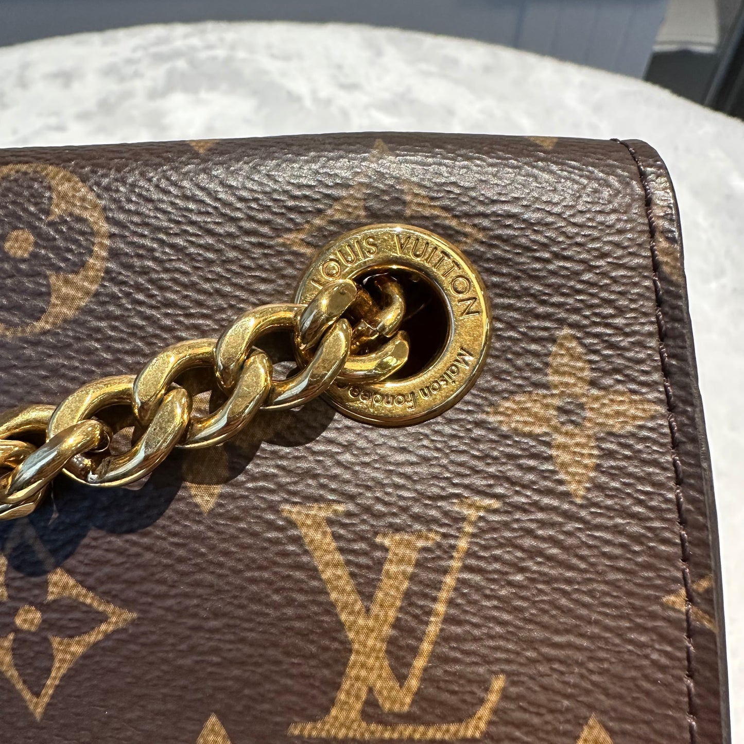 【#264】Pre-owned Louis Vuitton Passy Bag Monogram Canvas with Gold-Tone Hardware