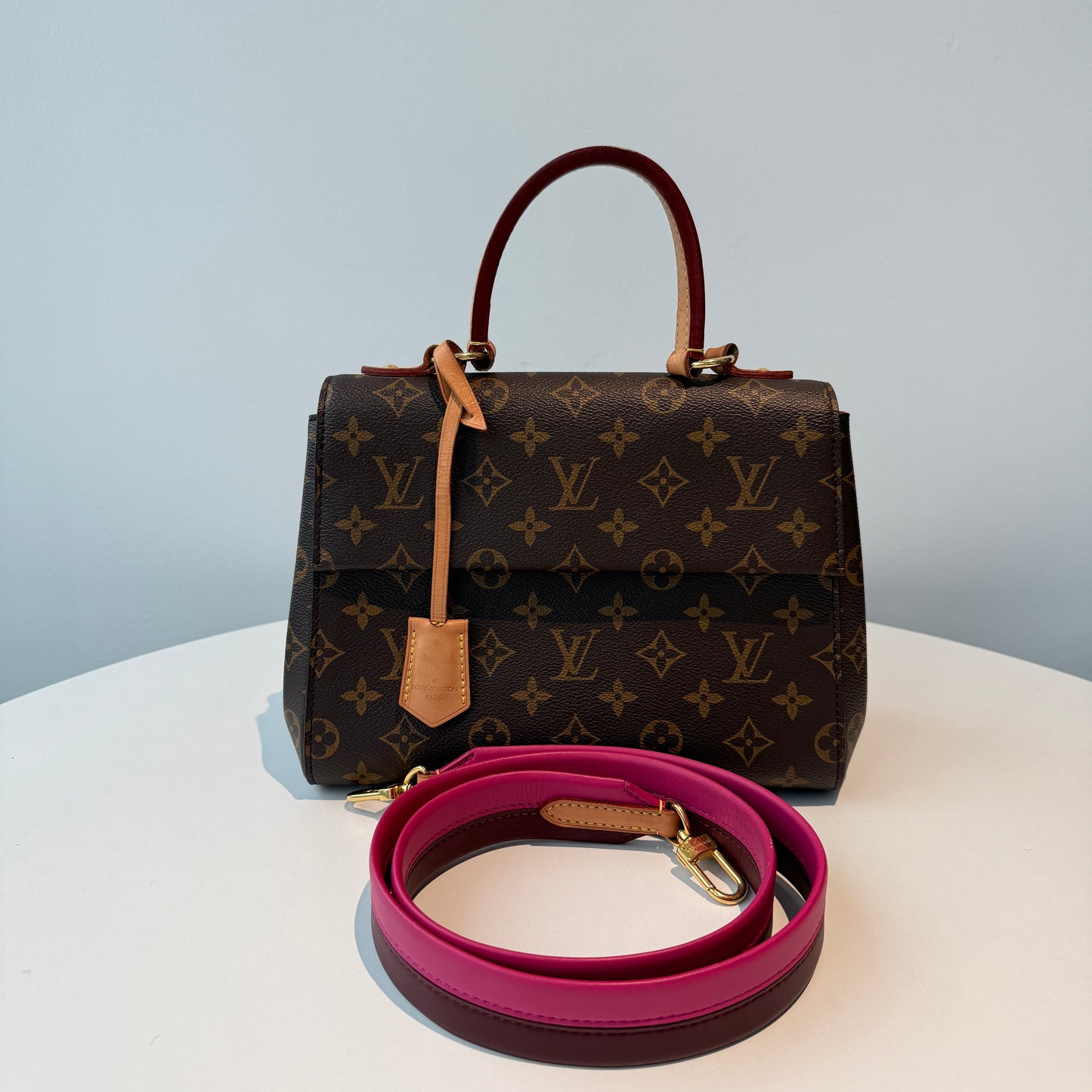 【#089】Pre-owned Louis Vuitton Cluny BB Monogram Canvas BagHZ2509290&&