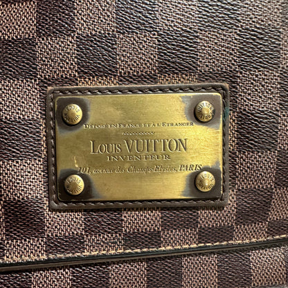 【#240】Pre-owned Louis Vuitton Brooklyn MM Bag Damier Ebene Canvas