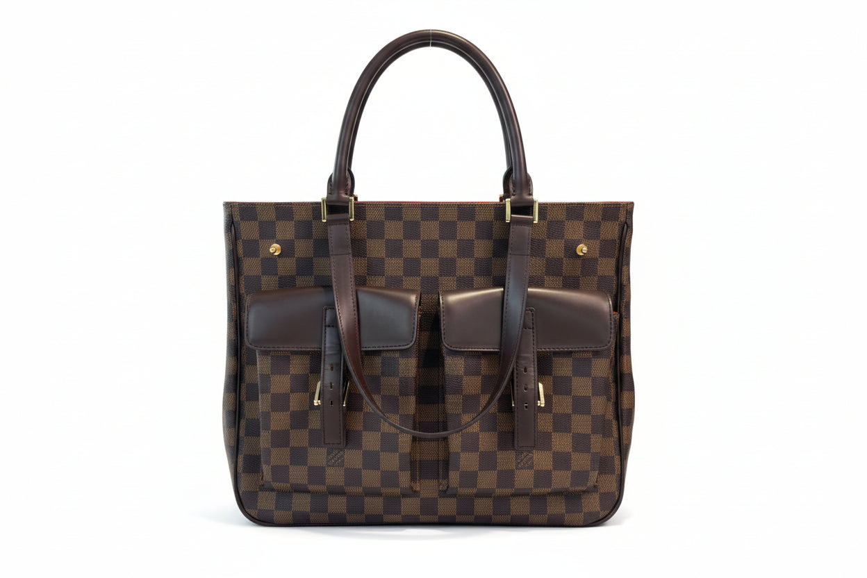【#081】Pre-owned Louis Vuitton Uzes Damier Ebene Canvas Tote BagHZ251022