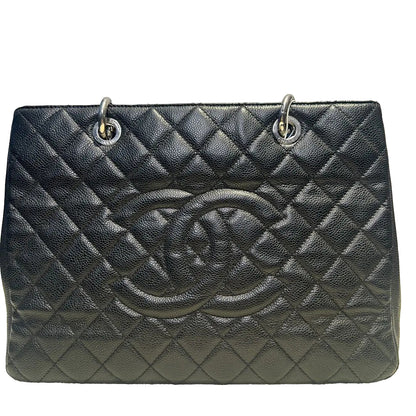【#041】Pre-owned Chanel Medium 19 Bag Black Caviar Leather Shoulder Bag HZ250422011