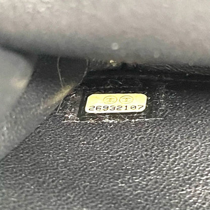 【#021】Pre-owned Chanel Vanity Case Medium Black Grained Caviar Leather Handbag HZ260121018