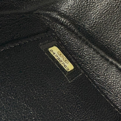 【#023】Pre-owned Chanel Mademoiselle Medium Navy Blue & Black Grained Caviar Leather Shoulder Bag HZ251204018