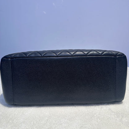 【#041】Pre-owned Chanel Medium 19 Bag Black Caviar Leather Shoulder Bag HZ250422011