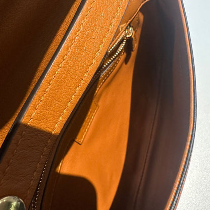 【#175】Pre-owned Gucci Blondie Medium Bag Brown Leather HZ2510220&&