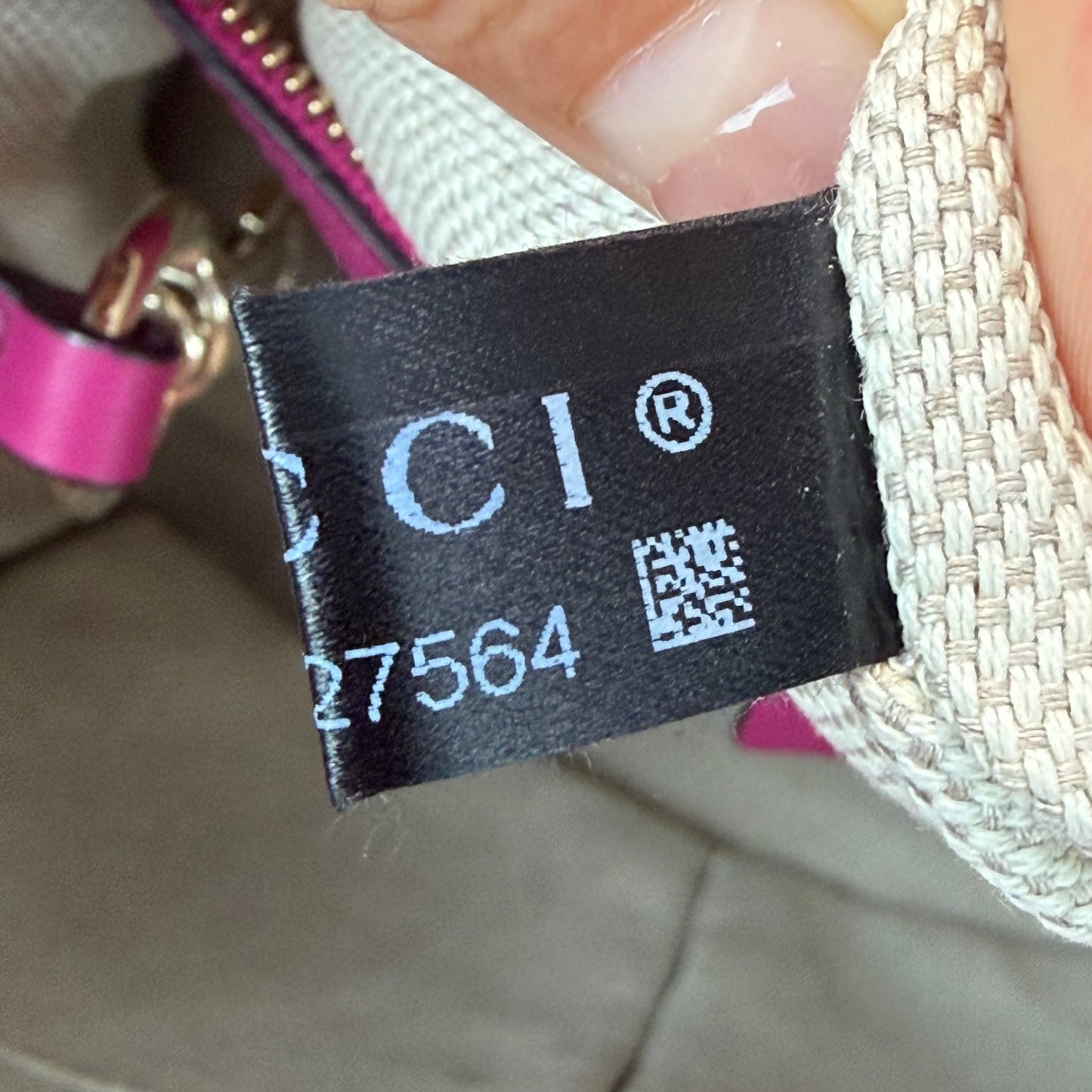 【#281】Pre-owned Gucci Soho Medium Tote Bag Patent Leather in Fuchsia Pink with Light Gold-Tone Hardware