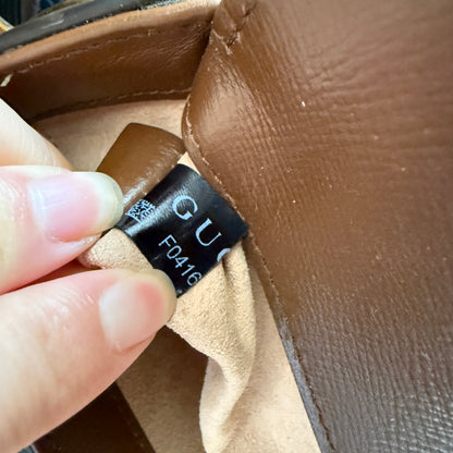【#173】Pre-owned Gucci Horsebit 1955 Mini Bag GG Supreme Canvas2509220&&