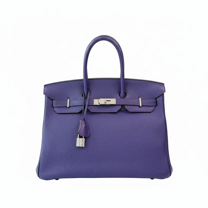 【#208】Pre-owned Hermès Birkin 35 Bag Ultraviolet Togo Leather