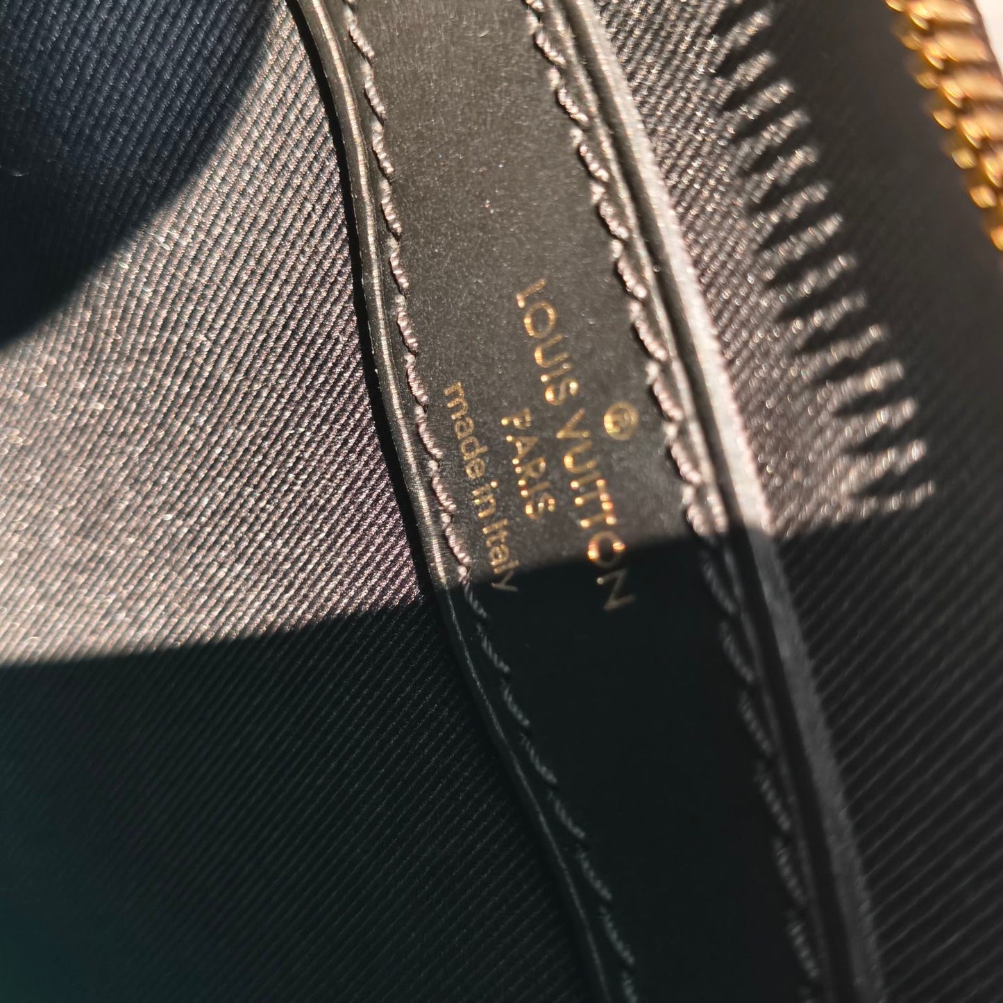 【#063】Pre-owned Louis Vuitton Boulogne Monogram Canvas Black Leather Hobo Bag