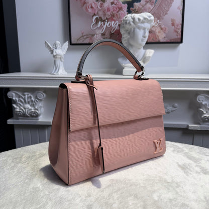 【#053】Pre-owned Louis Vuitton Cluny BB Pink Epi Leather Top Handle Bag