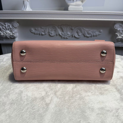 【#053】Pre-owned Louis Vuitton Cluny BB Pink Epi Leather Top Handle Bag