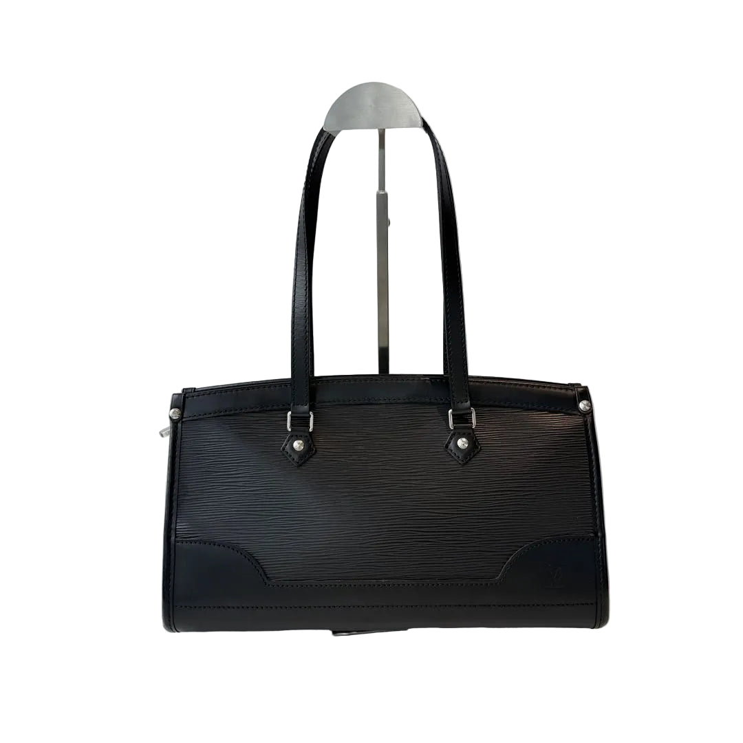 【#077】Pre-owned Louis Vuitton Madeleine PM Black Epi Leather Tote BagHZ2511010&&