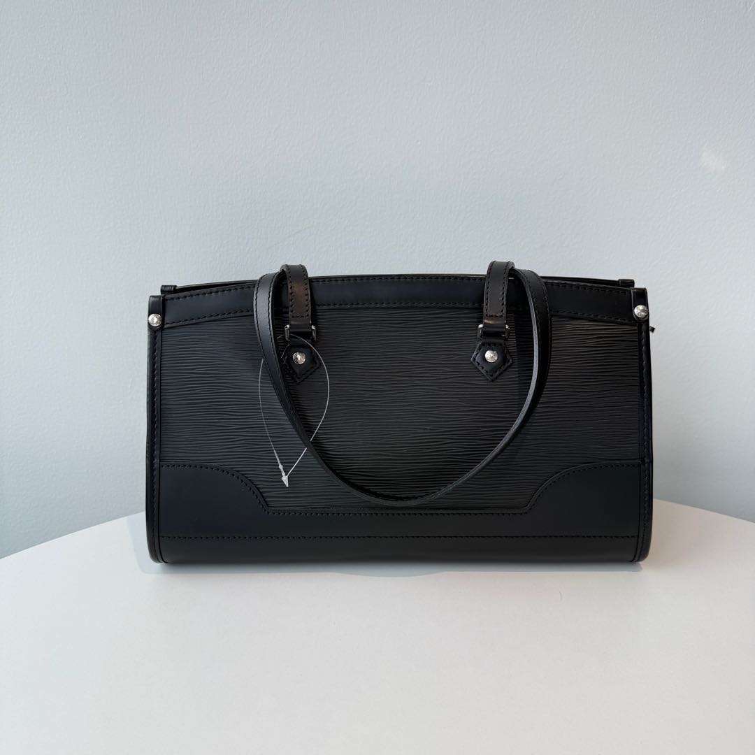 【#077】Pre-owned Louis Vuitton Madeleine PM Black Epi Leather Tote BagHZ2511010&&
