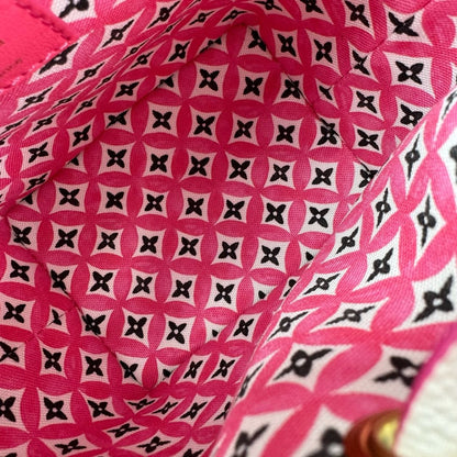 【#043】Pre-owned Louis Vuitton Noé BB White Monogram Watercolor Pink Bucket BagHZ2603060&&