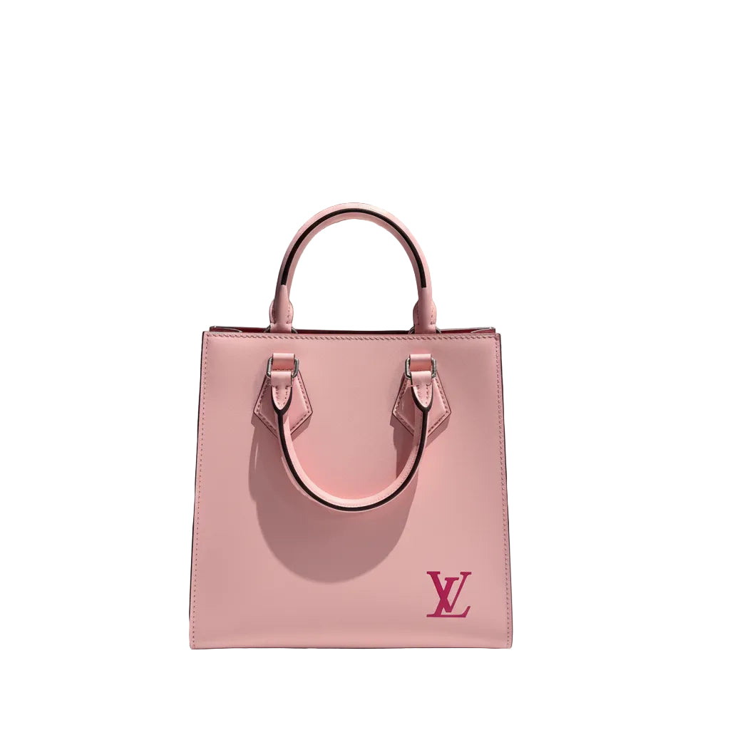 【#069】Pre-owned Louis Vuitton Petit Sac Plat Rose Ballerine Epi Leather Mini Tote Bag