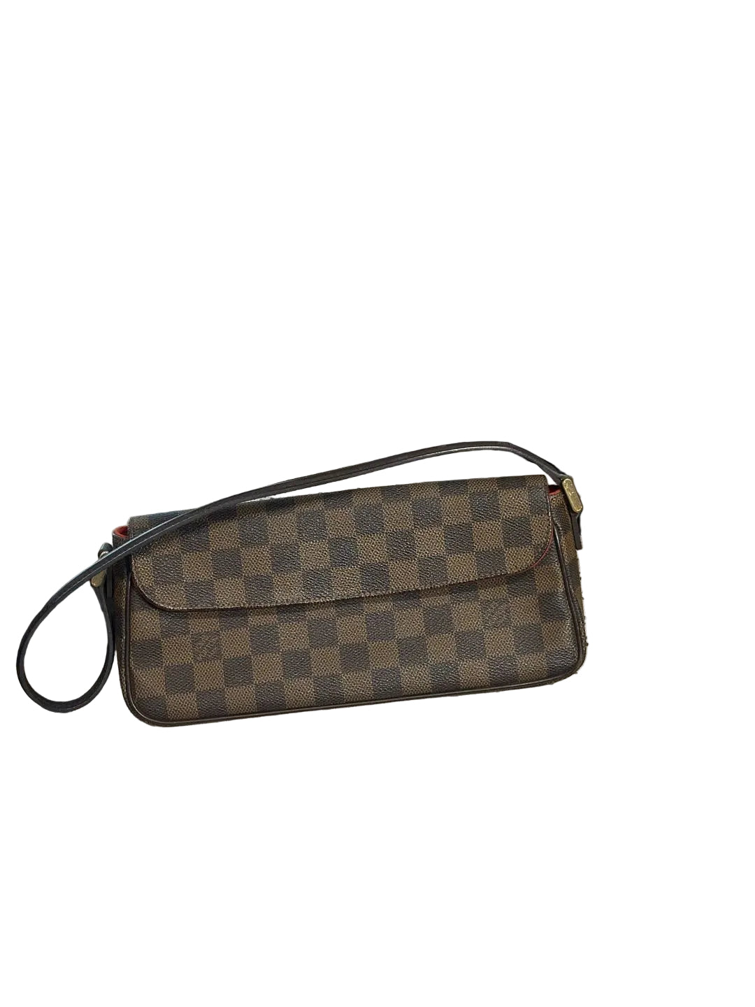 【#096】Pre-owned Louis Vuitton Pochette Florentine Damier Ebene Canvas BagHZ2507080&&