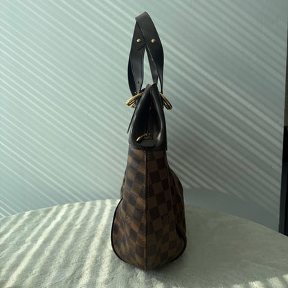 【#070】Pre-owned Louis Vuitton Sistina PM Damier Ebene Canvas Shoulder Bag