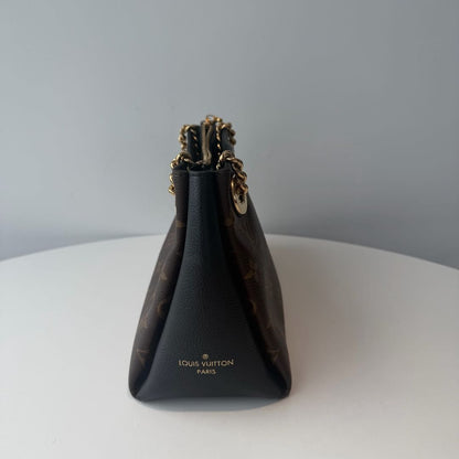 【#082】Pre-owned Louis Vuitton Surene BB Monogram Canvas Black Leather Chain BagHZ2510180&&
