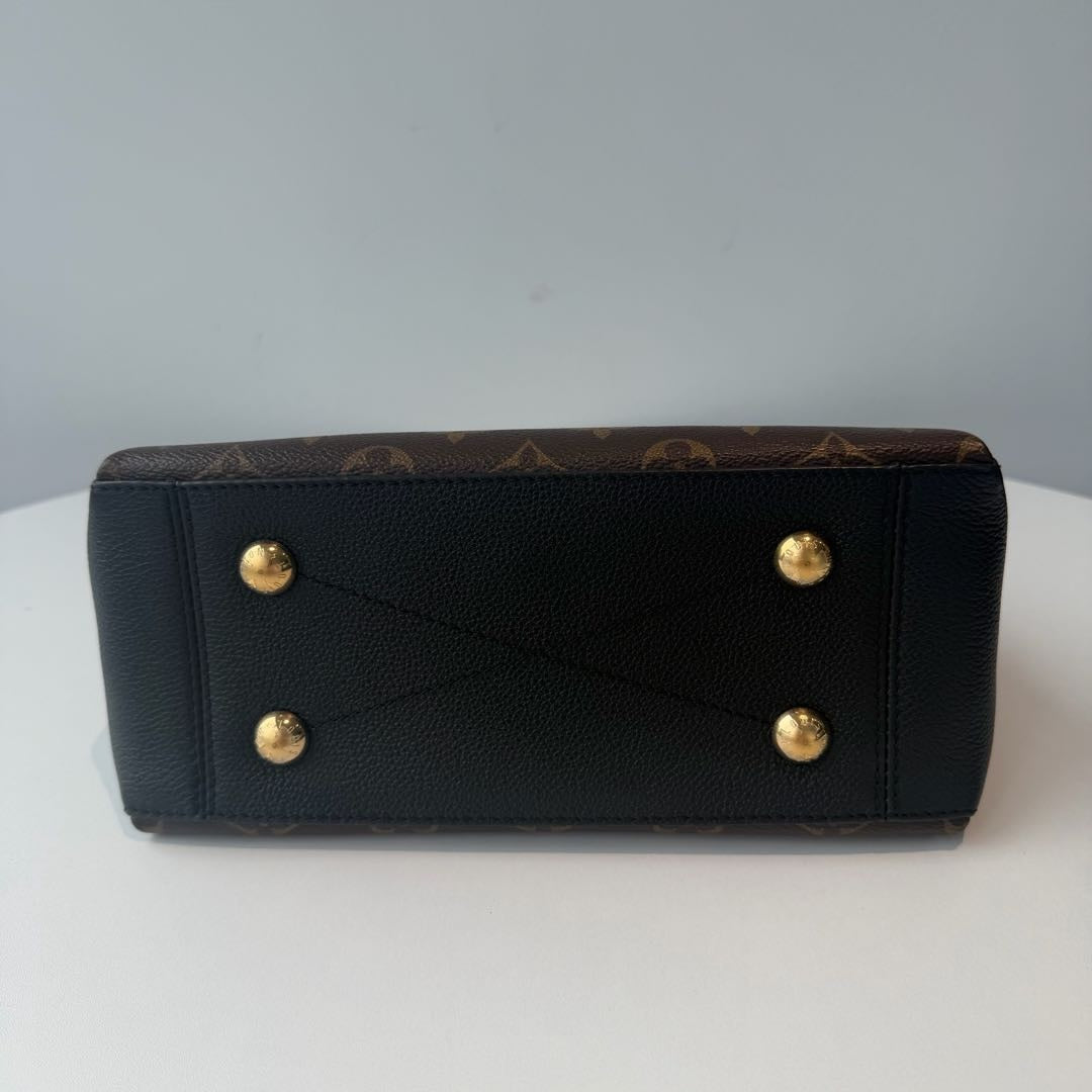 【#082】Pre-owned Louis Vuitton Surene BB Monogram Canvas Black Leather Chain BagHZ2510180&&