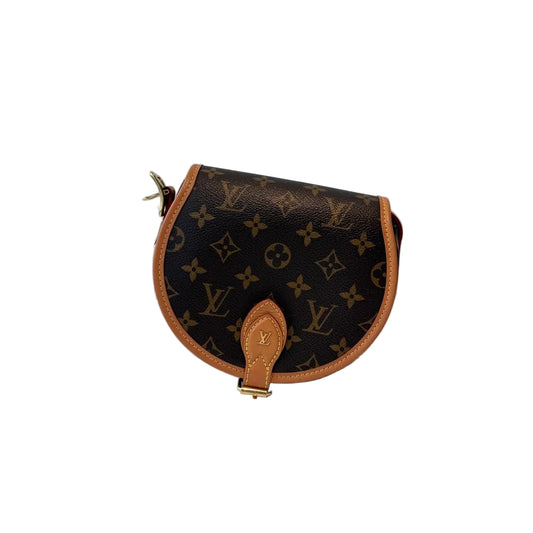 【#086】Pre-owned Louis Vuitton Tambourin Monogram Canvas Saddle BagHZ2509290&&