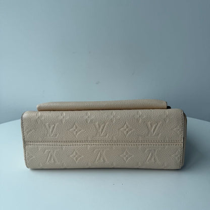 【#076】Pre-owned Louis Vuitton Vavin PM Monogram Empreinte Creme Leather Chain BagHZ2511010&&