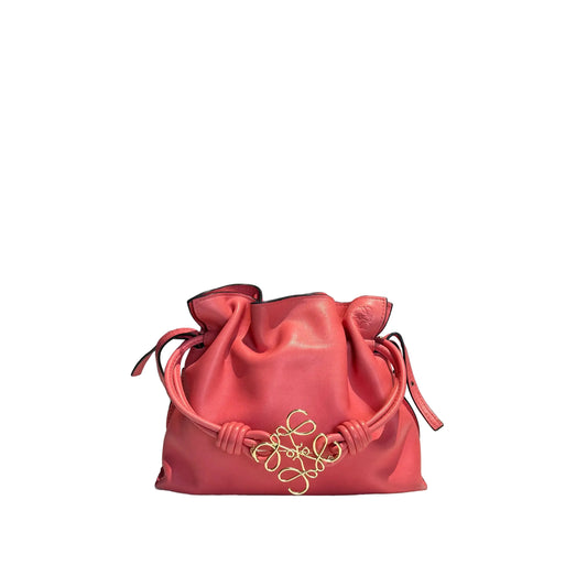 【#105】Pre-owned Loewe Flamenco Small Pink Calfskin Handbag HZ251225020