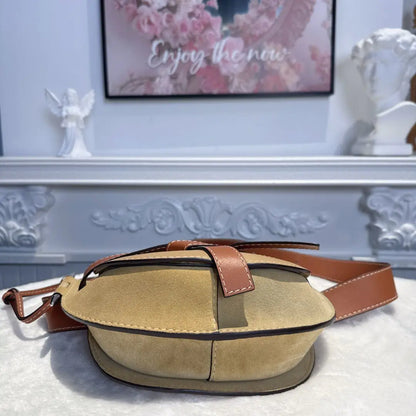 【#109】Pre-owned Loewe Gate Mini Brown Calfskin Bumbag HZ251225019
