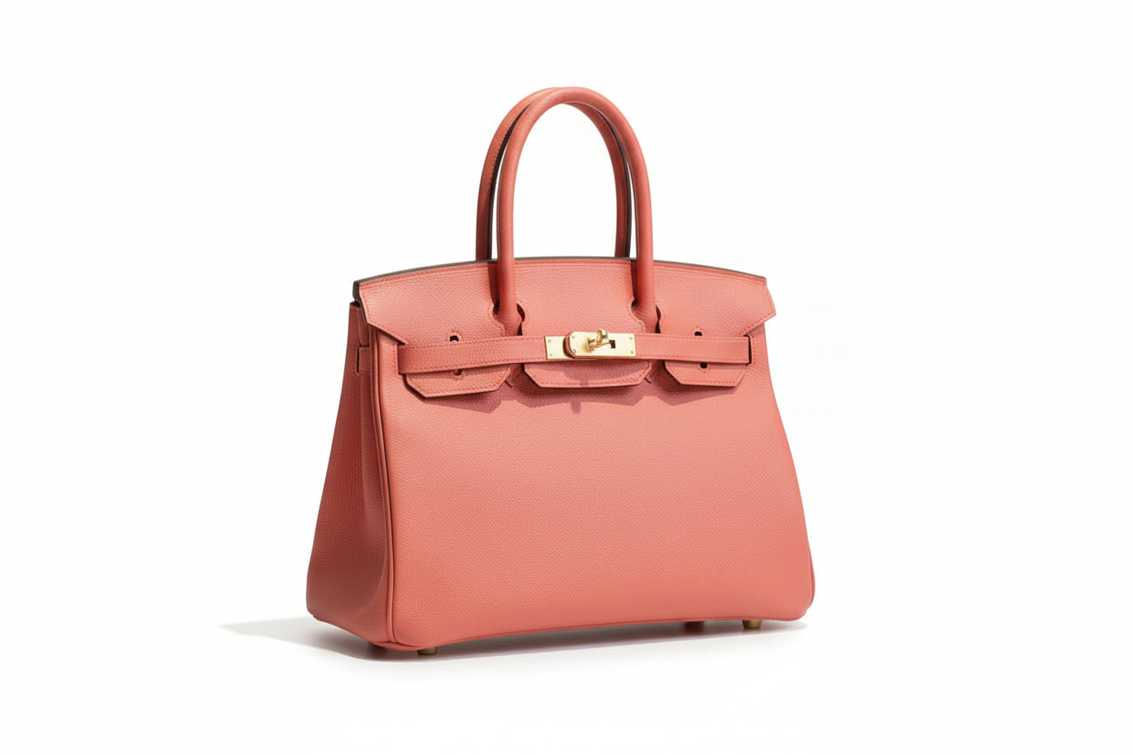 【#015】Pre-owned Hermès Birkin 30 Crevette Epsom Leather R stamp Handbag HZ260209014
