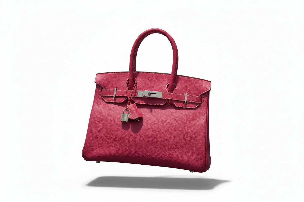 【#016】Pre-owned Hermès Birkin 30 Rose Epsom Leather Handbag HZ260210011