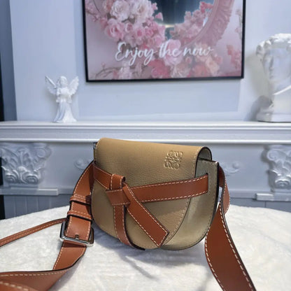 【#109】Pre-owned Loewe Gate Mini Brown Calfskin Bumbag HZ251225019