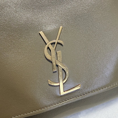 【#123】Pre-owned YSL Reversible Kate Medium Green Calfskin Crossbody Bag HZ2512250&&