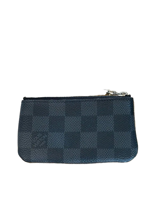 【#095】Pre-owned Louis Vuitton Pochette Clefs Damier Graphite Canvas Key PouchHZ